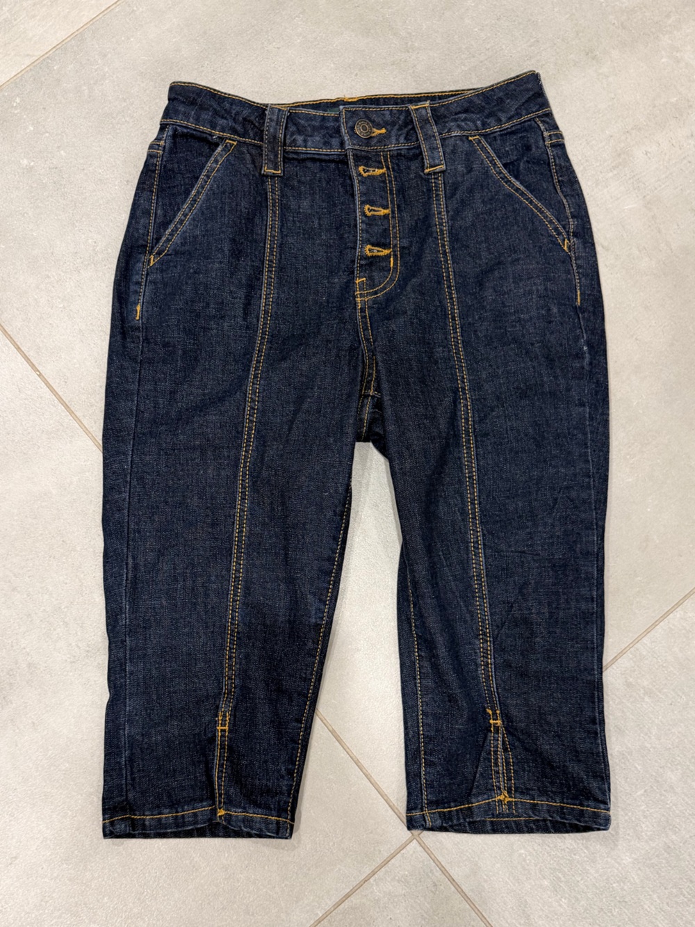 wild fable Indigo Button-Front Capri Jeans